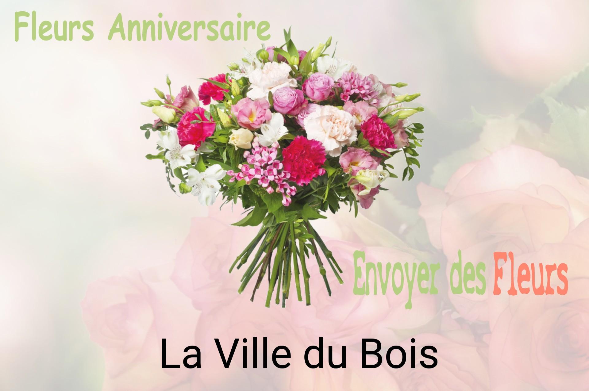 Bouquet de fleurs d’anniversaire livré à La Ville-du-Bois